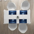 thumbnail image 3 of Ambesonne Moon Place Mats Set of 4, Full Moon and Calm Sea, Standard Size, Navy Blue White, 3 of 4