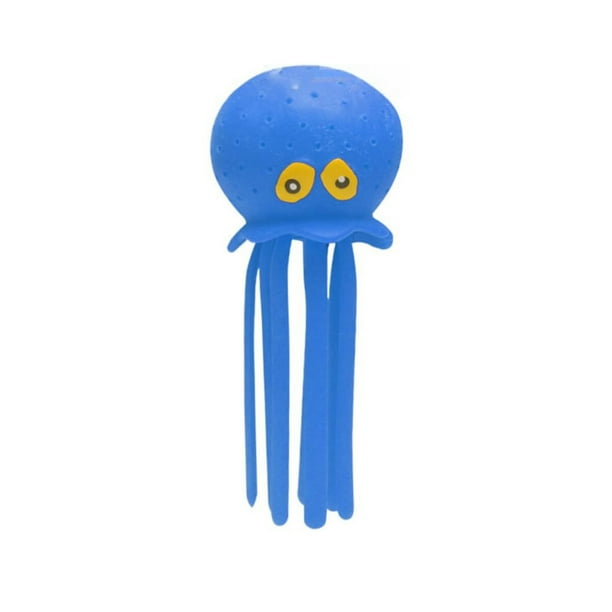 Bonitas bolas de agua con forma de medusa | Juguetes sensoriales para aliviar el estrés | Juguetes flotantes para baño y piscina para niños | 4 juguetes de goma coloridos para apretar a partir