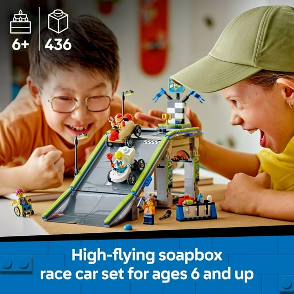 City No Limits: Race Car Ramp Track Toy for Kids, Ages 6 
