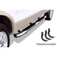 thumbnail image 1 of Go Rhino Nerf Bar 685404387CC OEM Xtreme; With Step Pads; 5 Inch Oval Straight; Chrome Plated; Composite; Without End Caps; Rocker Panel Mount, 1 of 4