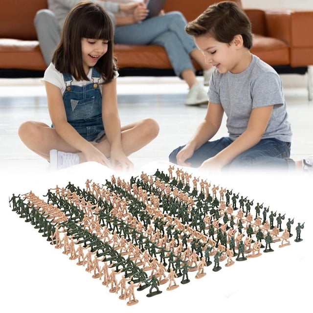 Figura de acción de soldados, modelo de escena del ejército, Mini soldados de plástico, juguete para niños