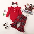 thumbnail image 2 of Conjunto Navideño para Bebé Niña Kuriozud 3-6 Meses Estampado a Cuadros, 2 of 7