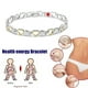 thumbnail image 5 of Pulsera magnética de desintoxicación linfática Pulseras de ayuda para dormir (oro plata), 5 of 8