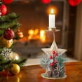 thumbnail image 3 of Zatoumnr Metal Christmas Tree Tealight Candle Holder, Iron Tea Light Set, Adds a Warm Glow to Your Seasonal Decor Party Holiday Supplies, 3 of 8