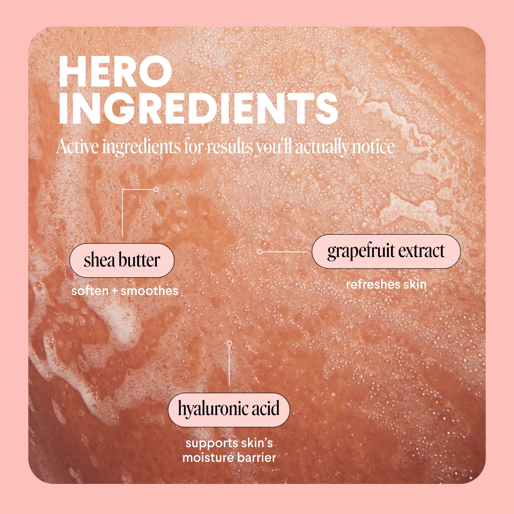 MONDAY Haircare CLEANSE Body Wash with Grapefruit Extract, Hyaluronic Acid, Shea Butter, Coconut Oil for Normal to Oily/Combination Skin 600 mL