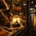 thumbnail image 6 of Halloween Pumpkin Light Decorations LED Candle Lamp Night Light Ornaments Party Home Tabletop Centerpiece Battery Operated Jack O Lantern Glow-in-the-Dark, 6 of 6