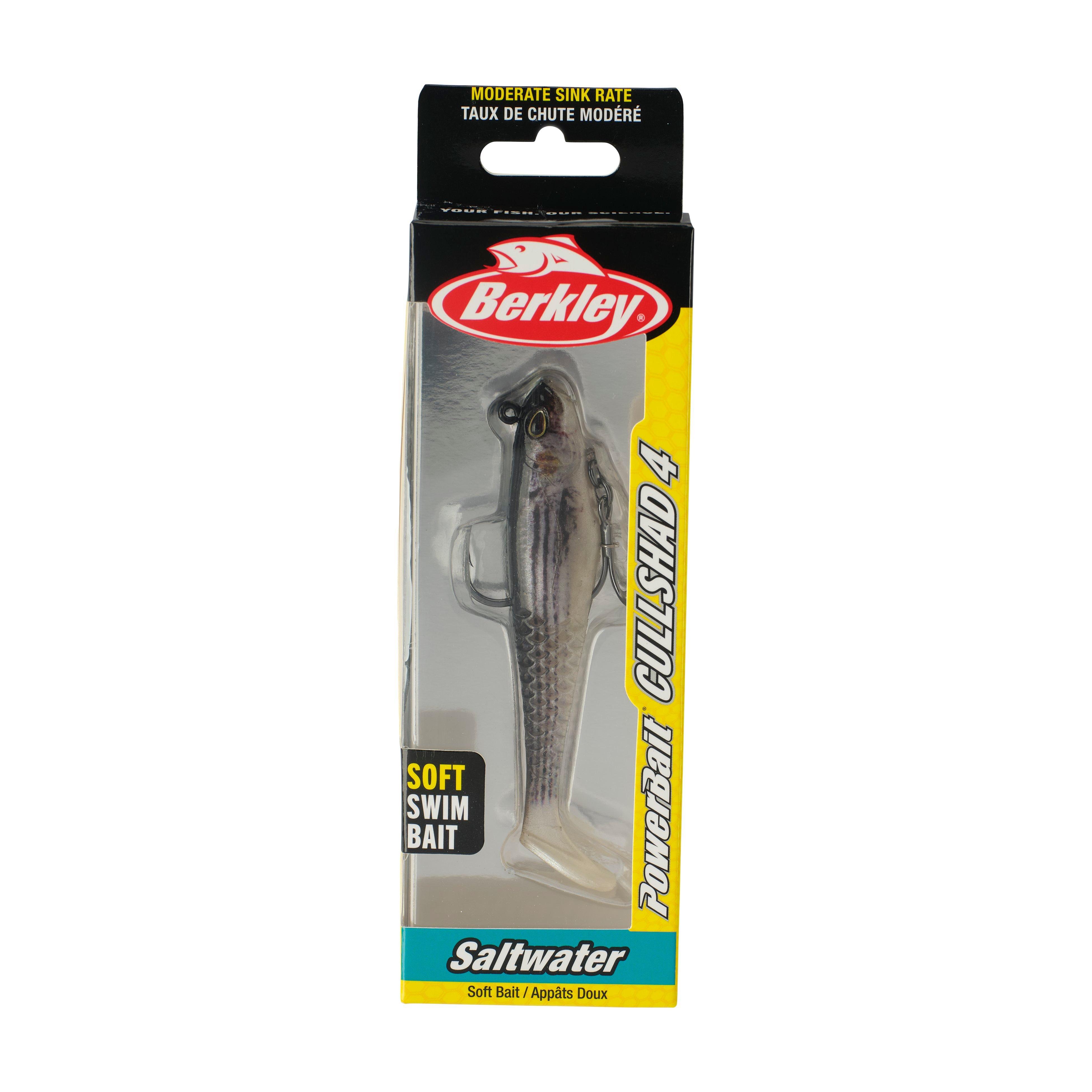 Berkley PowerBait® Saltwater Pre-Rigged Cullshad, 4 in, Mullet