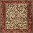 thumbnail image 1 of Ahgly Company Machine Washable Indoor Square Traditional Saffron Red Area Rugs, 5' Square, 1 of 7