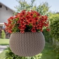 thumbnail image 4 of GRNSHTS Artificial Flowers for Outdoors Fake Plants - 8 Bundles Faux Outside Greenery Boxwood No Fade Plastic Shrubs Fall Decor Farmhouse Home Garden Christmas, 4 of 18