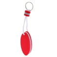 thumbnail image 2 of Almencla Oval Shaped EVA Foam Floating Key Boating Sailing Keychain Floats Bouy Red, 2 of 8
