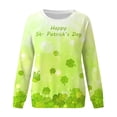 thumbnail image 4 of ASFGIMUJ Womens Hoodless Sweatshirt Print Round Neck Long Sleeved Casual Hoodie For Christmas,Size S, 4 of 4