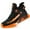 Orange, variant on CHICVOMEY Slip-Resistant Work Shoes for Men Non-Slip Work Shoes Lightweight Safety Sneakers Comfortable Puncture-Proof Indestructible Work Steel Toe