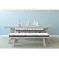 thumbnail image 4 of Modern Bench Cushion Set of 2, Shoes Heels Pattern with Orchid Flowers Petals and Hearts Design Image, Standard Size Foam Pad and Decorative Cover, Red White, by Ambesonne, 4 of 4