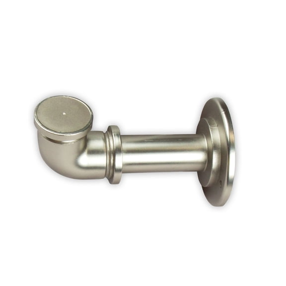 Contemporary Home Living 4.25" Silver Contemporary Heavy Duty Wall Hook