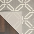 thumbnail image 4 of Nourison Bliss Transitional Trellis Grey 5'3" x 7'3" Area Rug, (5' x 7'), 4 of 6