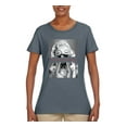 thumbnail image 2 of Wild Bobby, Marilyn Savage Bandana, Streetwear, Women Graphic Tee, Charcoal, XX-Large, 2 of 4