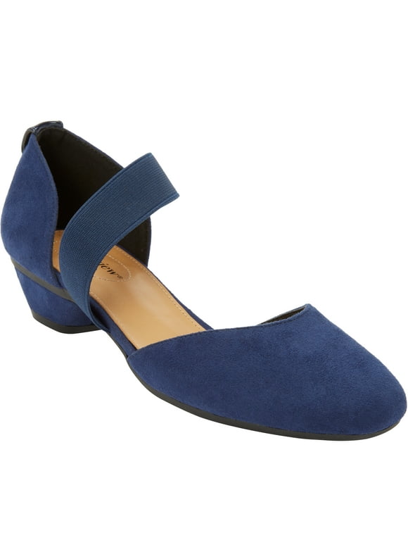 fashionable wide width heels