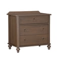 thumbnail image 2 of My Texas House Hartwell 3 Drawer Nightstand with USB, Heritage Oak, 2 of 18