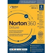 Norton 360 Deluxe - 1-Year | 5-Device | US | Canada