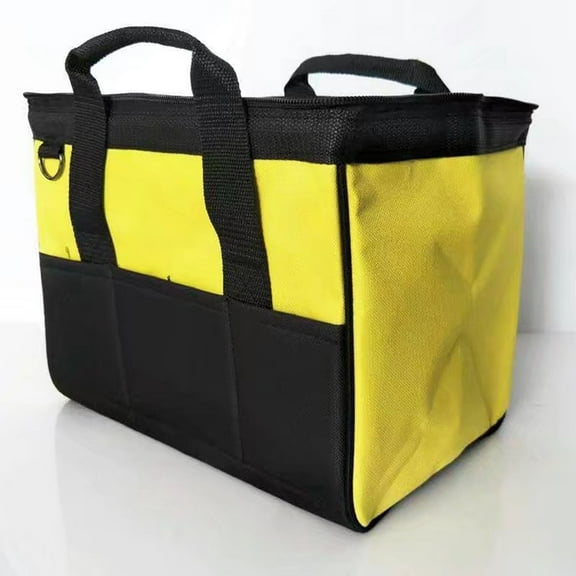TABLZONE 1Pcs Technician Tool Bag Multifunctional 600D Oxford Cloth for Electricians On-site Work Black