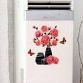 thumbnail image 5 of Fashion PVC Self-Adhesive Waterproof Refrigerator Decorative Decals 3D Stickers Butterfly Floral Decals Simulation Flower Vase Wall Sticker 9, 5 of 8