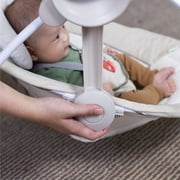 Ingenuity Soothe N Delight 6-Speed Portable Baby Swing with Music - Cozy Kingdom, Ages 0-9 Months, Unisex