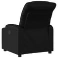 thumbnail image 4 of vidaXL Massage Recliner Chair Black Faux Leather, 4 of 11