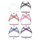 thumbnail image 5 of Lencería Elasticity Premium Material Ductilidad Romántico Air Strappy Erogeus Misterioso Diseño único Moda Cupless Cage Blac Black seitruly XX000641-02, 5 of 6