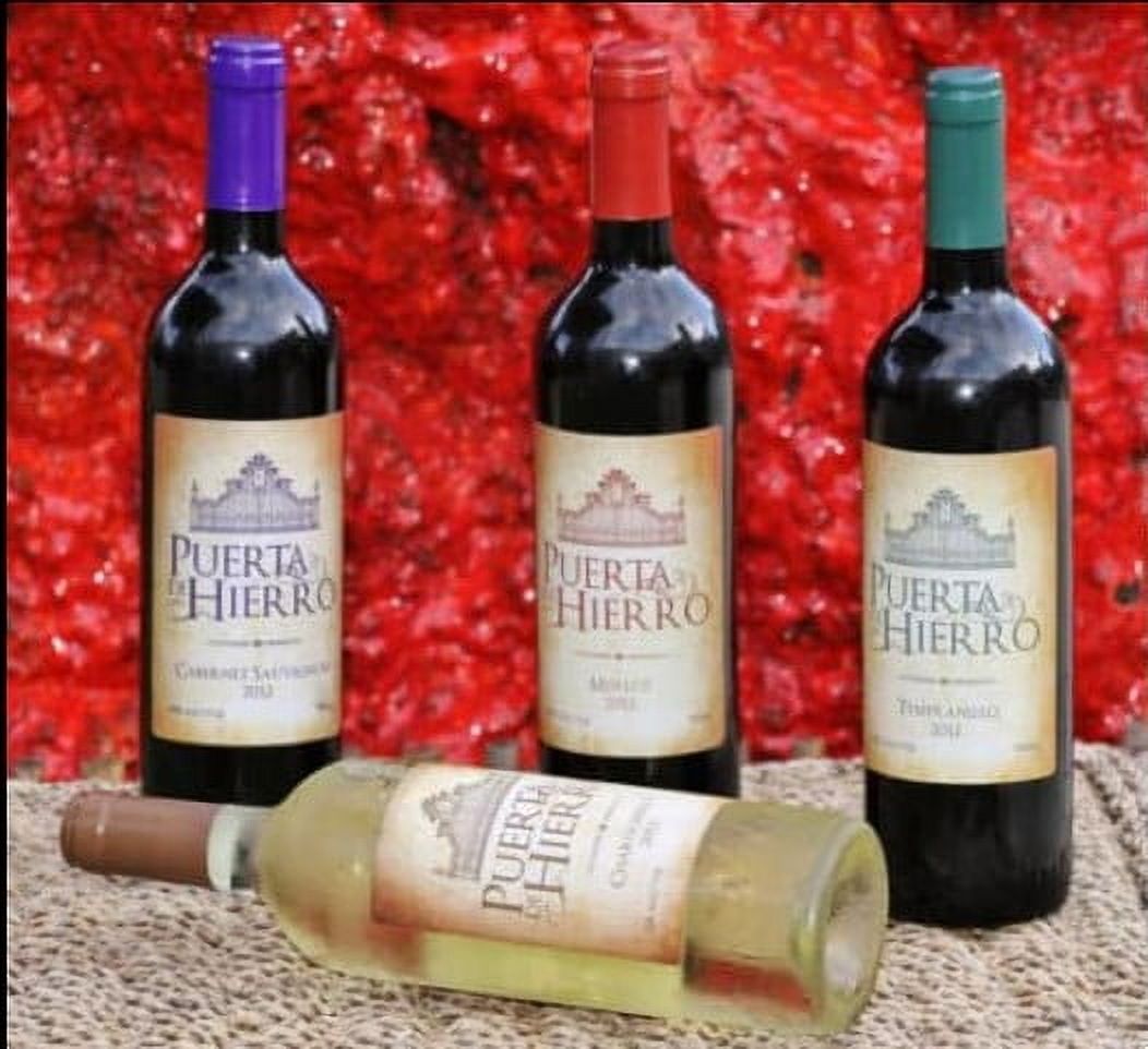 Puerta De Hierro Chardonnay Wine 750 ml Glass Bottle 13% ABV