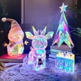 thumbnail image 4 of FHBVT Christmas LED Alphanumeric Decorative Lights 21.26 Inches DIY Assembly USB/Battery Powered Colorful Glowing Lantern For Desktop Window Party Wedding New Year Birthday Holiday Decorations, 4 of 9