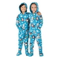 thumbnail image 5 of Footed Pajamas - Family Matching Polar Hoodie One Pieces for Boys, Girls, Men, Women and Pets - Toddler - Small (Fits 2'8 - 2'11"), 5 of 7
