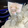 thumbnail image 2 of Roses Bouquet Artificial Flower - Preserved Pink Rose Flowers for Her - Unique Gifts Valentine's Day, Mother's Day, Thanksgiving, Birthday, Anniversary, 2 of 8