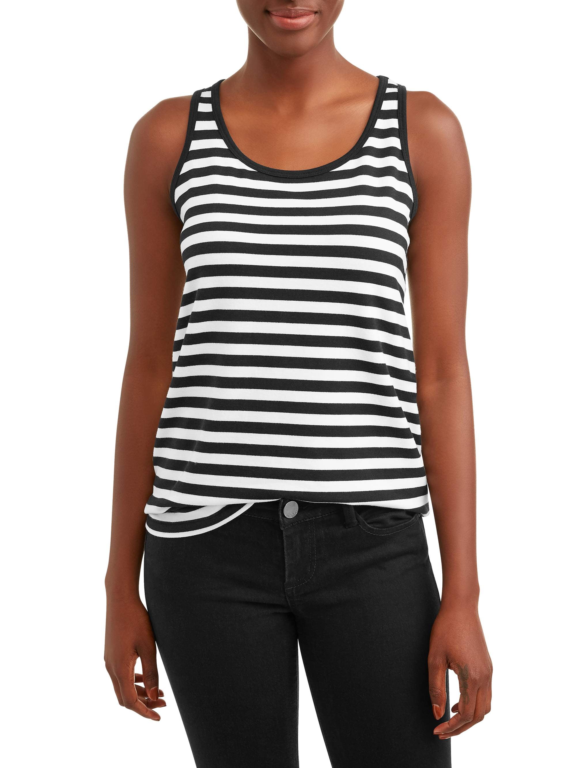 Time and Tru Time and Tru Women's Stripe Tank Top