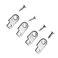 thumbnail image 4 of Kit de montaje de pedal de efectos de guitarra hardware universal robusto luthier conveniente fácil de instalar reemplazos de metal accesorio Plata, 4 of 8