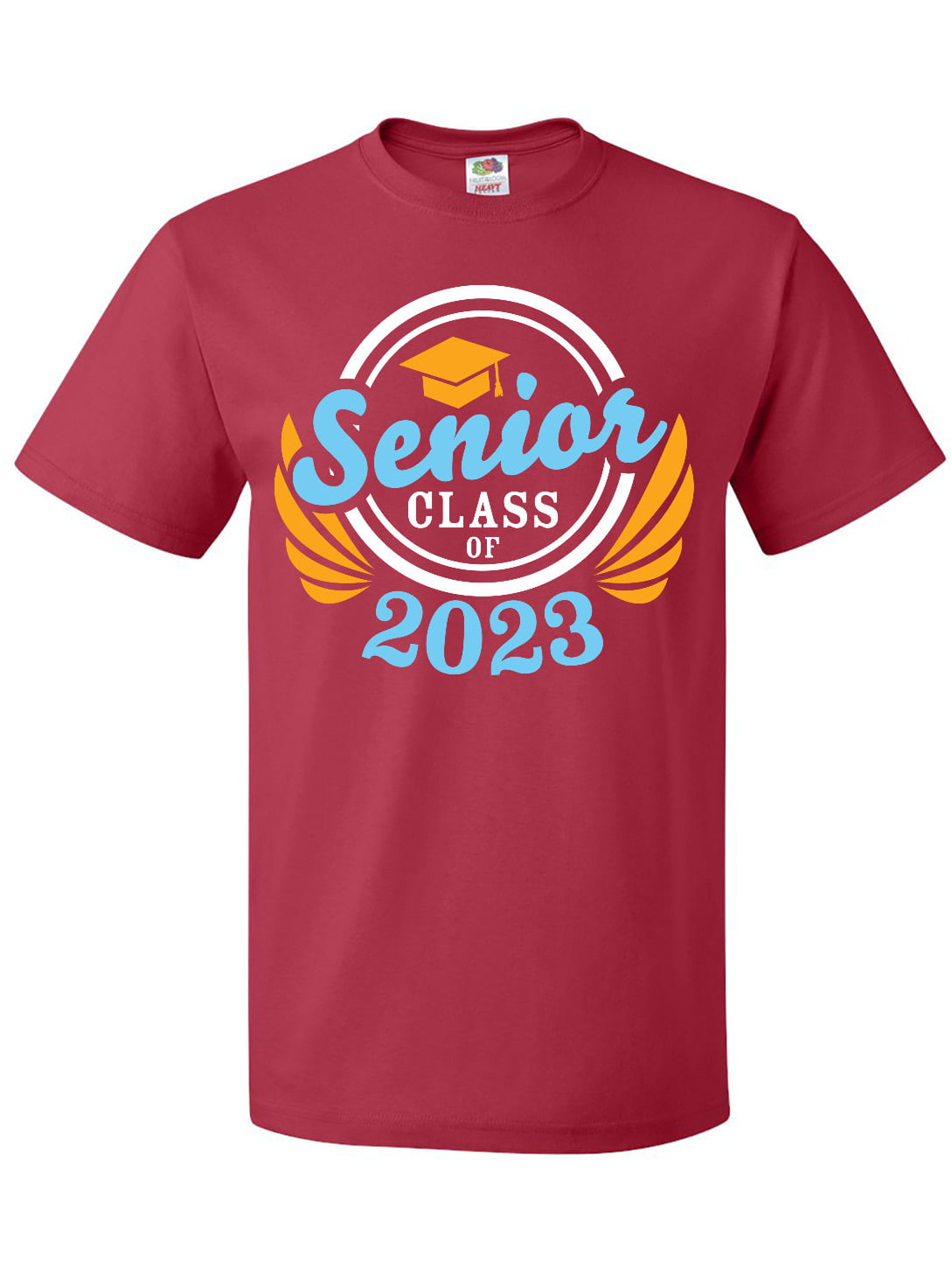 Inktastic Senior Class Of 2023 In Gold And Blue With Graduation Cap T