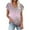 Pink, variant on Fesfesfes Yoga Top Fashion Womens Summer V-Neck Short Sleeve Print Casual T-shirt Blouse Cute Short Sleeve Tops for Women M(US:6)