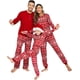 thumbnail image 2 of Ekouaer Conjuntos de pijamas de Navidad familiares a juego para mujeres, hombres y niños, pijamas de manga larga, conjuntos de salón de vacaciones, 2 of 3