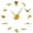 Gold,27inch, variant on Swimming Sport 3D DIY Wall Clock Unique Gift For Swimmer Mirror Surface Quiet Sweep Clock Watch Athlete Fashion Home Decoration(Silver,27inch)
