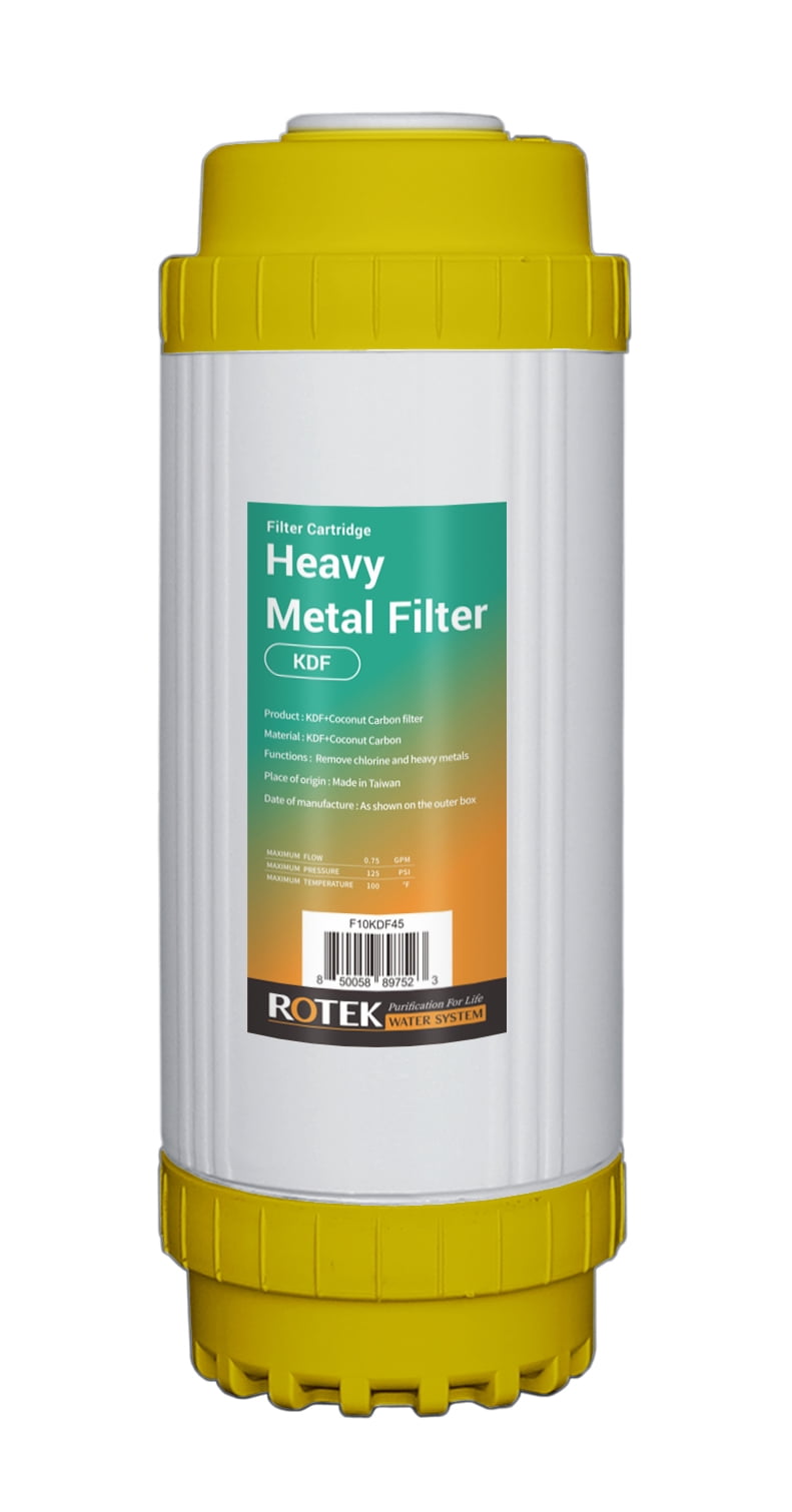 2 Stage - Whole House Water System with 10" x 4.5" Heavy Metals (SED, KDF)