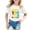 White, variant on School Uniform Tshirts Girls 100Th Day Cute Print T Shirt Short Sleeve Casual Wear Boys T Shirts Black 3-4 Years