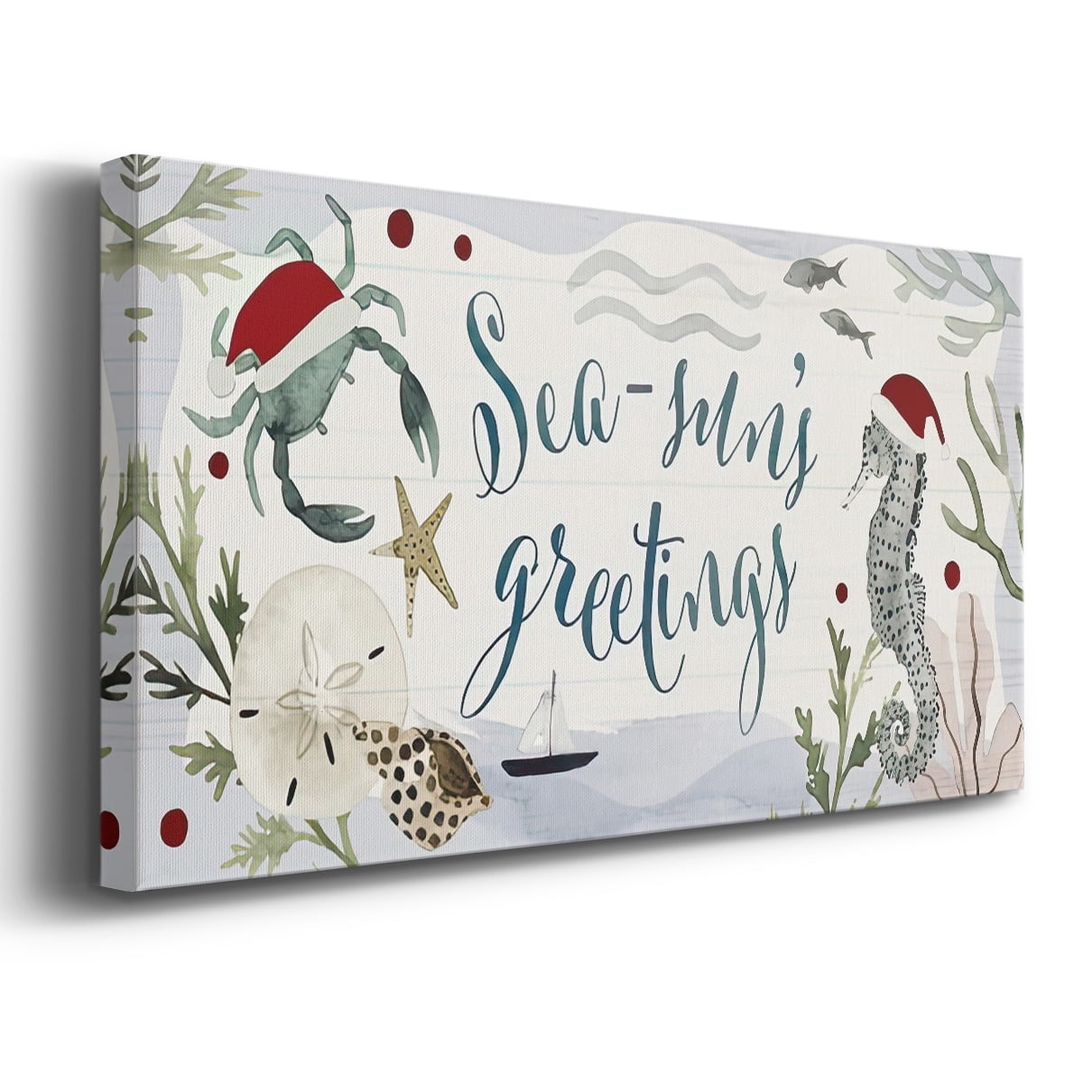 Sun-kissed Christmas Collection D- Gallery Wrapped Canvas