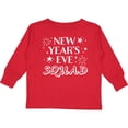 thumbnail image 3 of Inktastic New Year's Eve Squad with Stars in White Boys or Girls Long Sleeve Toddler T-Shirt, 3 of 5