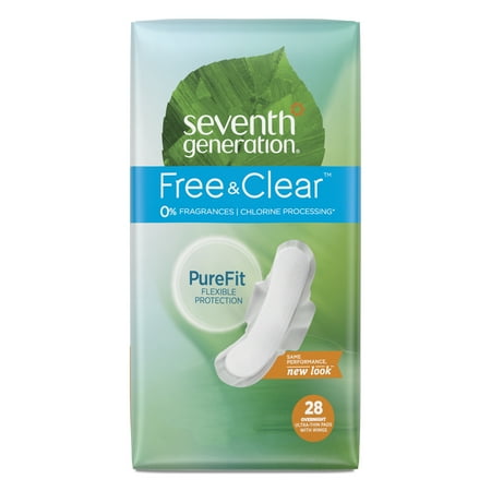 pads generation seventh overnight count thin wings ultra clear