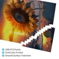 thumbnail image 3 of Xecao Sunset Coast Sunflower Pattern 1000 Piece Puzzles , Jigsaw Puzzles for Adults, 3 of 9