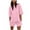 Pink, variant on pstuiky Lounge Sets for Women Summer Solid Color Lightweight Pajamas Sets Leisure Loose Fit Crew Neck 3/4 Sleeve Sleepwear with Shorts Night Shirts for Women Sleepwear Black S