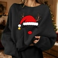 thumbnail image 6 of Men's Christmas Sweaters - Funny Christmas Sweaters for Men - Fun Holiday Pullovers,Black,S, 6 of 6