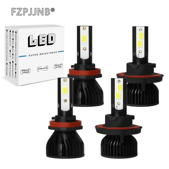 FZPJJNB LED Headlight Bulb,H13 H11 High Low Beam Fog Light Kit for Chevy Camaro 2012-2013
