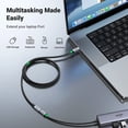 thumbnail image 4 of UGREEN USB C Extension Cable 3FT, USB C 3.2 10Gbps Cable Extender, Braided USB C Male to Female Cable, 100W Fast Charging, Type C Extension Cord for Steam Deck, Hub, MacBook, iPad, Galaxy S23 Note20, 4 of 10