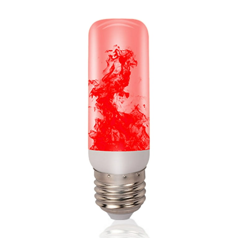 LED Flicker Flame Light Bulb Simulated Burning Fire Effect Xmas