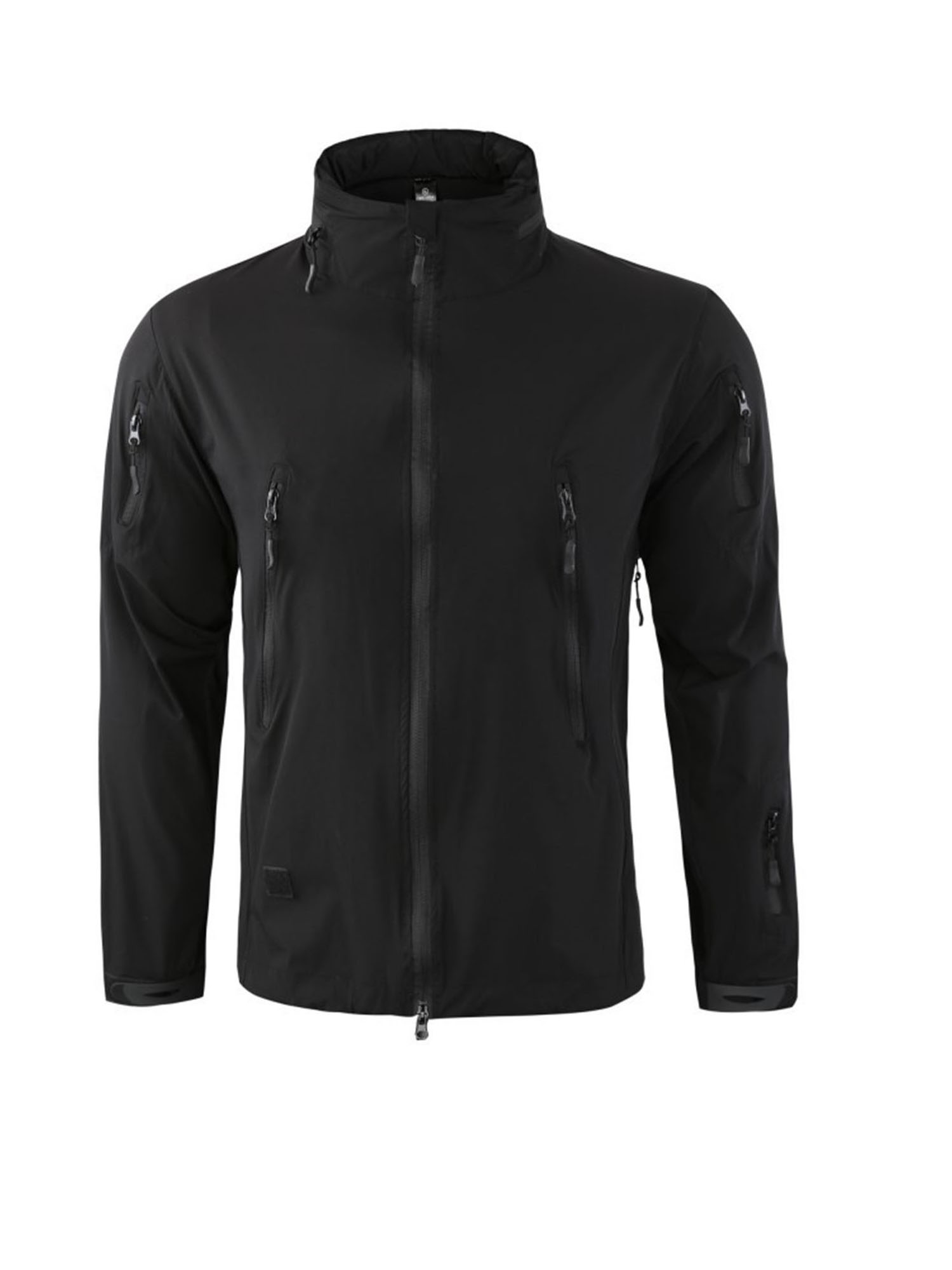 Eyicmarn Men's Waterproof Rain Jacket Coat Detachable Hooded Jacket